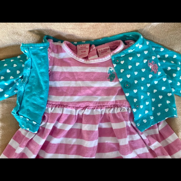 U.S. Polo 12 month Dress and Jacket - Picture 2 of 9